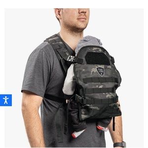 Baby carrier - Tactical baby gear - black camo